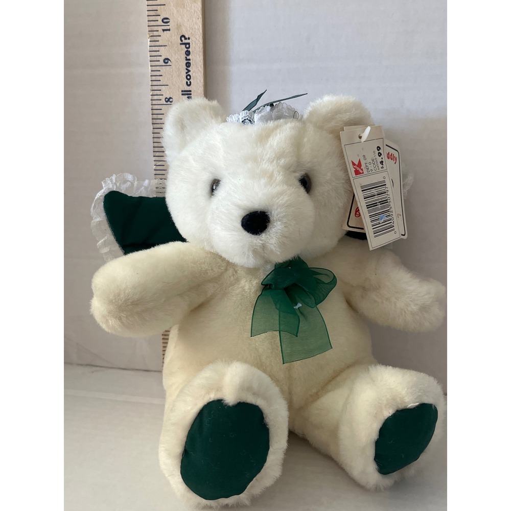 Vintage 1988 Chrisha Playful Plush Angel‎ Teddy Bear Kmart NWT 10in
READ